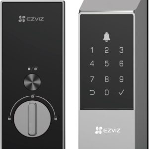 EZVIZ DL04 Smart Lock - Bluetooth & Wi-Fi Enabled, Multi-Method Keyless Entry, Remote Control, Anti-Tamper Alerts, Easy Installation