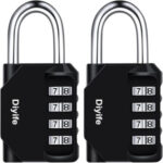 Diyife 4-Digit Combination Padlock 2-Pack