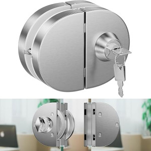Ranbo 304 Stainless Steel Frameless Glass Door Lock | The Locksmith Dubai